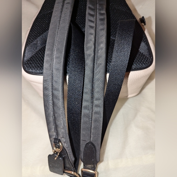 Disney X Coach Mini Court Leather Backpack With Cruella Motif Chalk White EUC - Picture 8 of 14